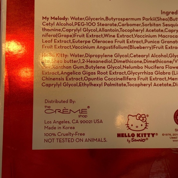 The Créme Shop x Hello Kitty & Friends Handy Dandy Hand Lotion Set - Picture 9 of 9